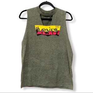 LEVI'S Tank Top (Graphic Tee) - S/M